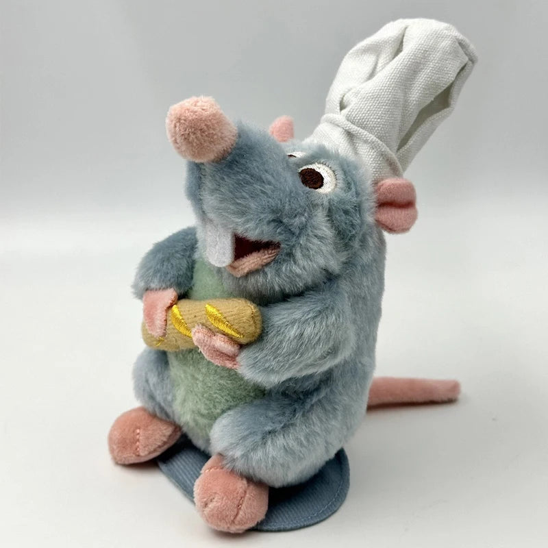 Anime Ratatouille Chef Remy Magnetic Plush Toy Room Decora Doll Kid Shoulder Plush Doll Decoration Headband Toys Christmas Gifts