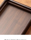 Household Portable Bamboo Tea Tray 48CM Tea Ceremony Wooden Tray Coffeeware Teaware Serving Tray For Chaban Tea Table
