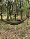 Large Camping Hammock with Mosquito Net Pop-up Parachute Lightweight Hanging Hammocks Tree Straps Swing Hammock