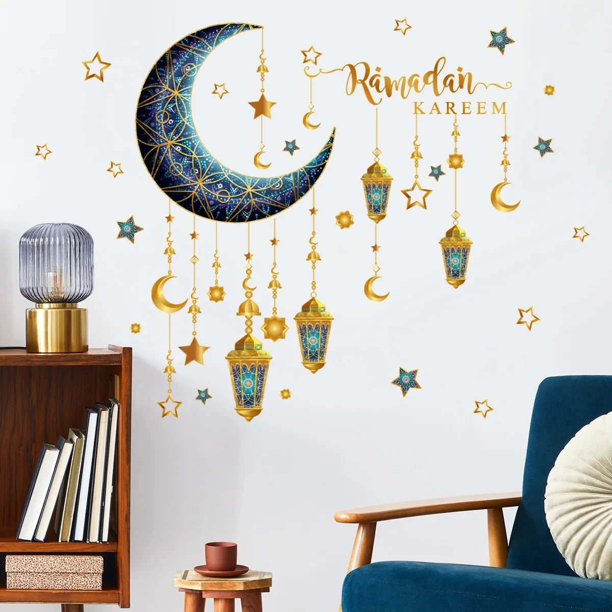 Eid Window Stickers Ramadan Decoration Eid Mubarak Decor