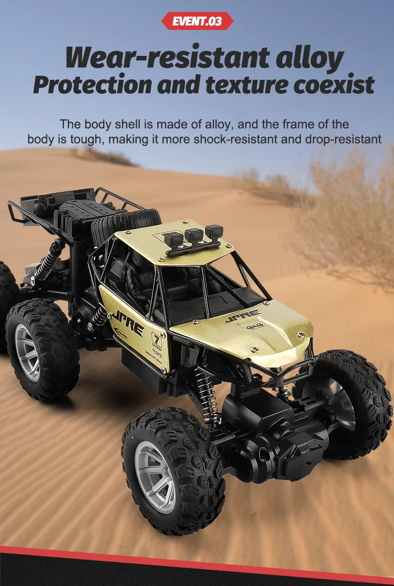 1 to 18 Scale Six Wheel Drive Remote Control Off Road Climbing Truck