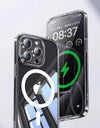 For iPhone 16 Pro Max Magnetic Case Transparent Cover For iPhone 16 Pro Wireless Charger Thin Magnet Cover Anti Yellow