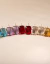 Transparent Resin Pendant Hanging Earring For Women Bohemia Trendy Geometric Square Acrylic Drop Dangle Earrings