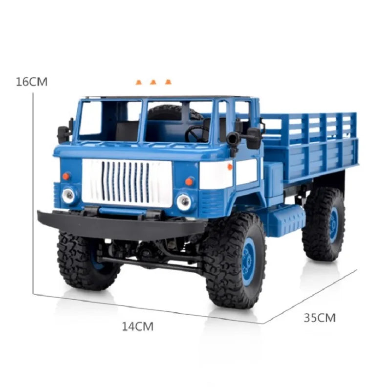 1 to 16 Scale 4WD Remote Control Military Off Road Truck