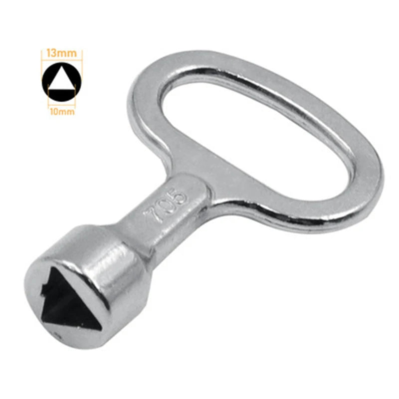 Torque Wrench Key Wrench Plumber Triangle Key for Electric Cabinet Subway Train Ferramentas Manuals