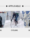 Cycling Gloves Black Autumn Winter Warm Touchscreen Nonslip Bike Gloves Motorcycle Gloves Men Outdoor Sports Running Women