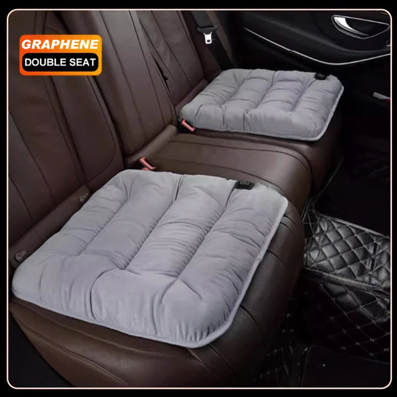 5V Heated Car Seat Cover USB Port 30' Fast Car Seat Heater For Car Home Office Heated Car Seat Protector Seat Heating Cover Pads