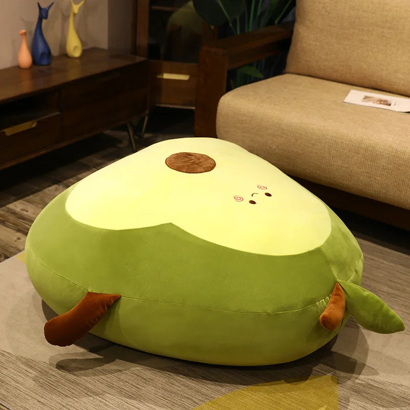 Giant Avocado Plush Soft Stuffed Fruit Pillow