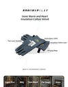 Outdoor Camping Cowhide Insulated Heat-Resistant Gloves High Temperature Resistant Kitchen Microwave BBQ Gloves