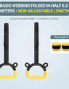 Gymnastic Rings Pull up Handle Rings with Adjustable Straps Chlidren Adult Home Fitness Equipment Workouts Strength Training