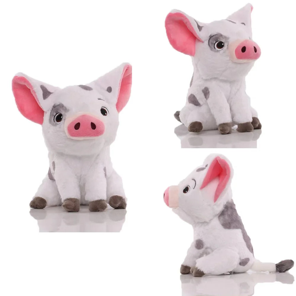 Cute Moana Pig and Rooster Plush Toy, Anime Pig Princess Chicken Plush Animal Companion Sleep Toy, Home Decor,  Birthday Gift