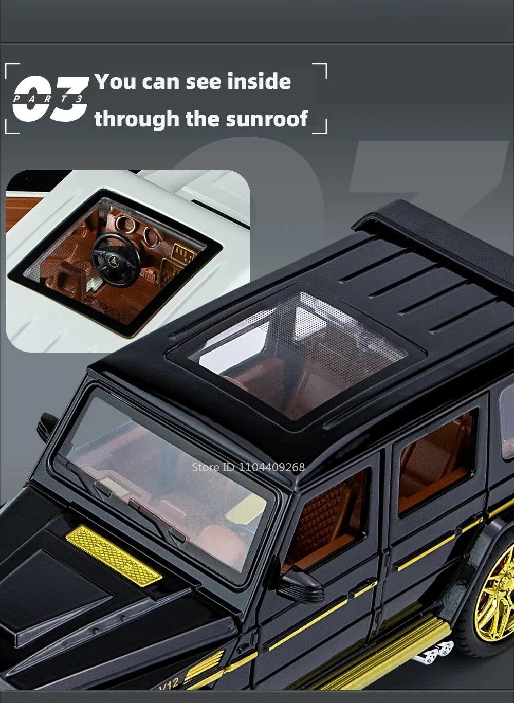 1:24 G63 GLE350 Toy Car Model Alloy Diecast Pull Back Doors Opened Sound Light Models Vehicle Toys for Boys Birthday Gifts