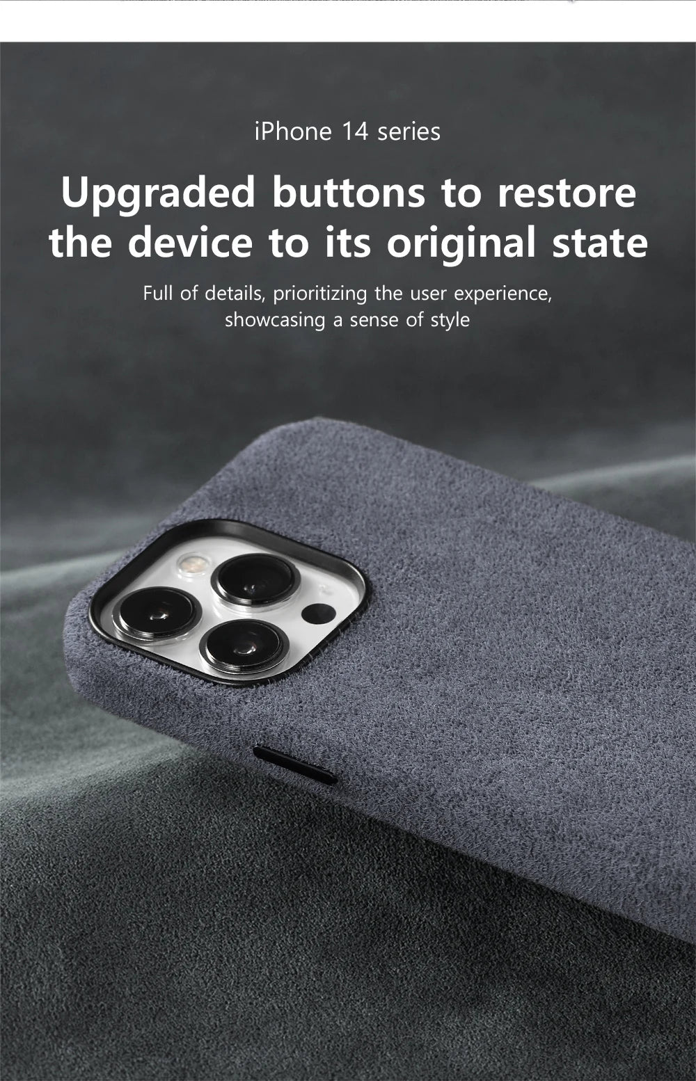 for Magsafe Case Soft Suede Fur Car Leather Phone Case for iPhone 14 Pro Max 14Pro 14 Plus  Back Cover
