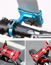 Metal Motorcycle Bike Phone Holder Aluminum Alloy Anti-slip Bracket GPS Clip Universal Bicycle Stand Support for All Smartphones