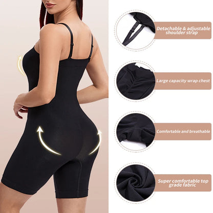 Women Bodysuit Shapewear Full Body Shaper Tummy Control Slimming Sheath Butt Lifter Push Up Thigh Slimmer Abdomen Shapers Corset