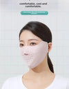 Breathable Sun Protection Face Mask For Men Women High Aesthetic Value Ice Silk Full Face Summer Sunshade Uv Protection