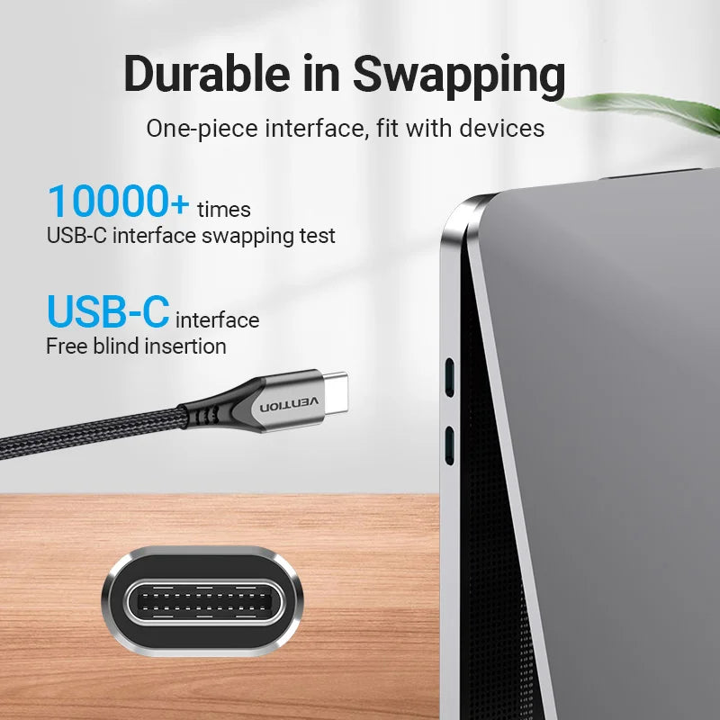 USB Type C To USB C Cable PD60W Fast Charging Cable USB C Cable for iPhone 16 15 Quick charge Cables 3A C Wire Data Sync