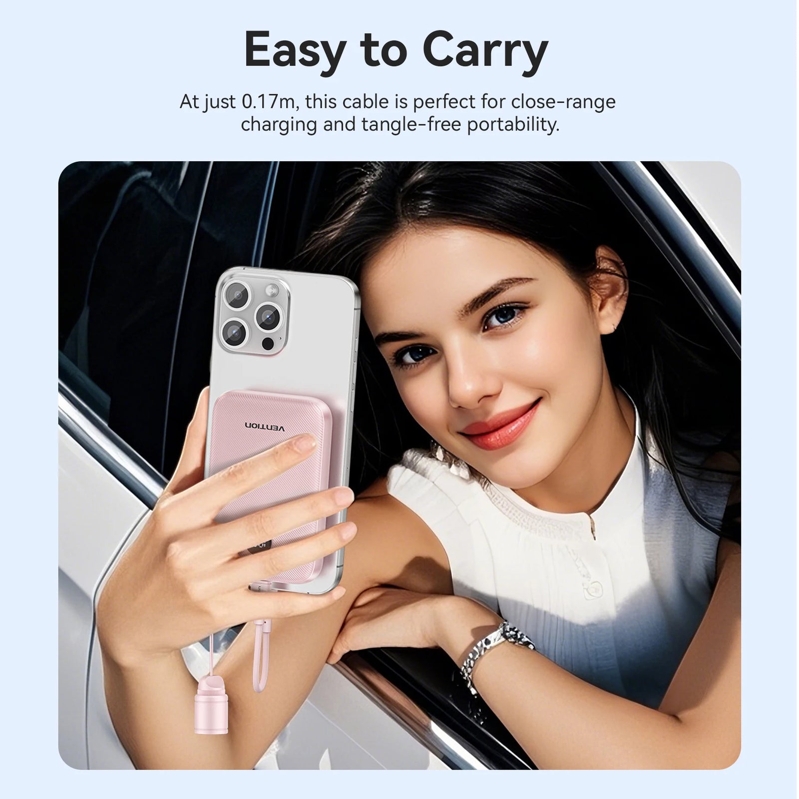 17cm Short USB Type C Cable 3A 27W Lightning Cable for iPhone 14 13 12 Power Bank Cable Fast Charging Data Cable