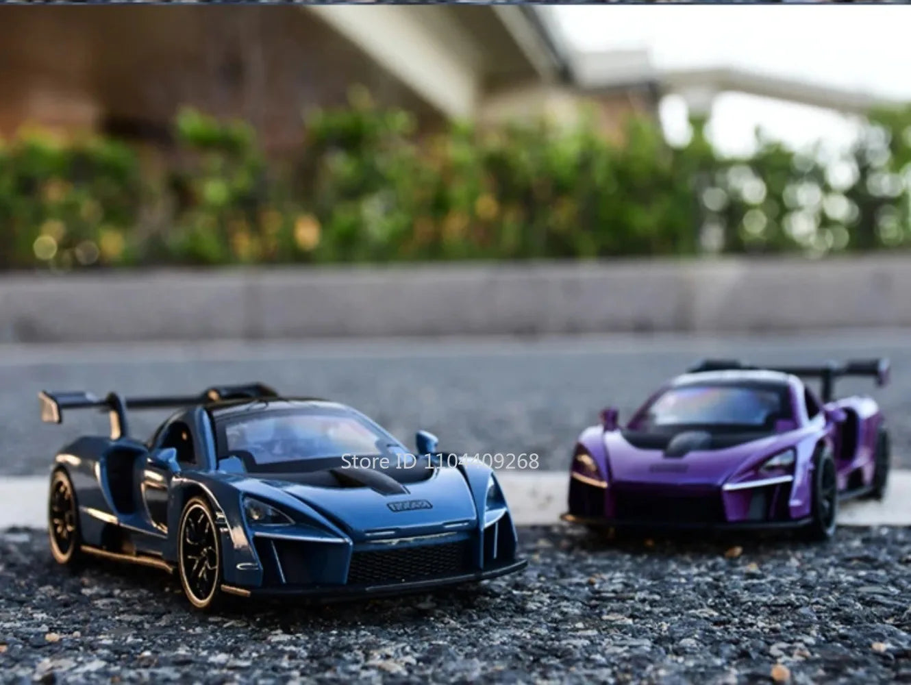 1:32 Scale Senna P1 Alloy Car Model Toy Simulation Sound Light Supercar Diecast Metal Vehicles Collection Birthday Gifts