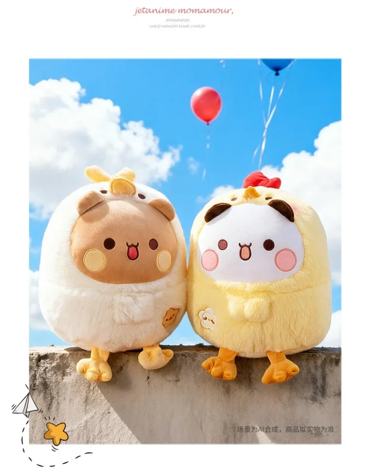 Cute Chick Shape Plush Toy Soft Fluffy Cartoon Pillow