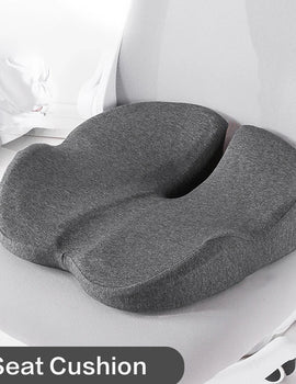 Memory Foam Seat Cushion Non Slip Orthopedic Prostate Cushion for Tailbone Sciaticaback Pain Relief Comfort Chair Car Seat