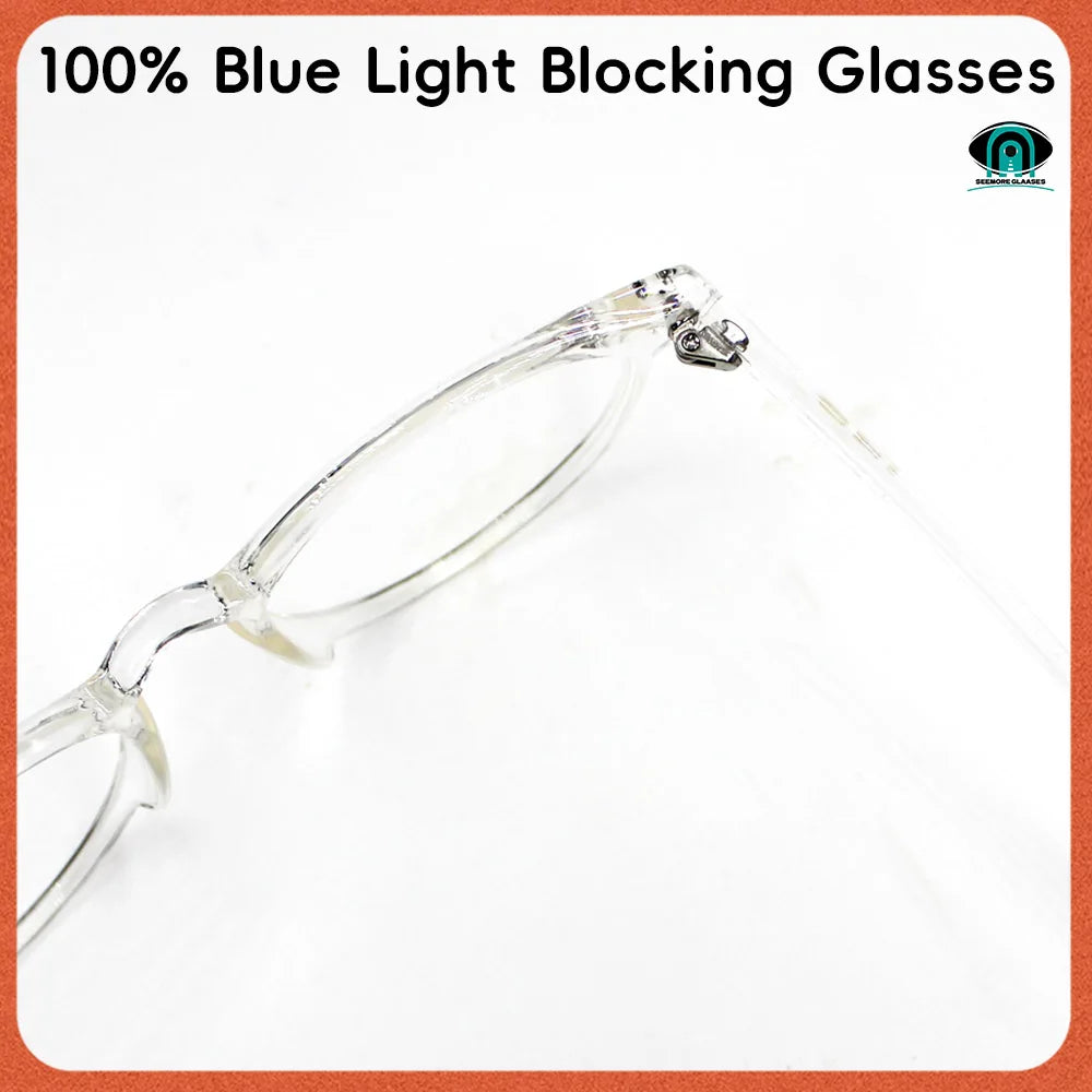 Clear Frame 100% anti-blue light glasses Clear Lens Anti fatigue Glasses Fashion Glasses Women And Man Computer Gaming Glasses