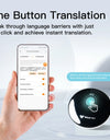 Mini AI Voice Assistant Accurate Translator 137 Languages Video Photo Record Translate Simultaneous Interpretation Translation