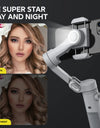 Gimbal Stabilizer for Smartphone Light Face Tracking Inception Time lapse Foldable 3Axis Gimble for iPhone Android