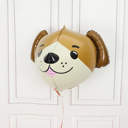 1PC 4D Giant Tiger Elephant Lion Panda Foil Balloons Animal Childrens Birthday Party Decorations Balloon Boy Kids Toys