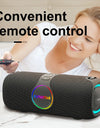 Outdoor portable wireless Bluetooth speaker 120W high-power karaoke speaker RGB subwoofer TWS/TF/AUX party karaoke speaker