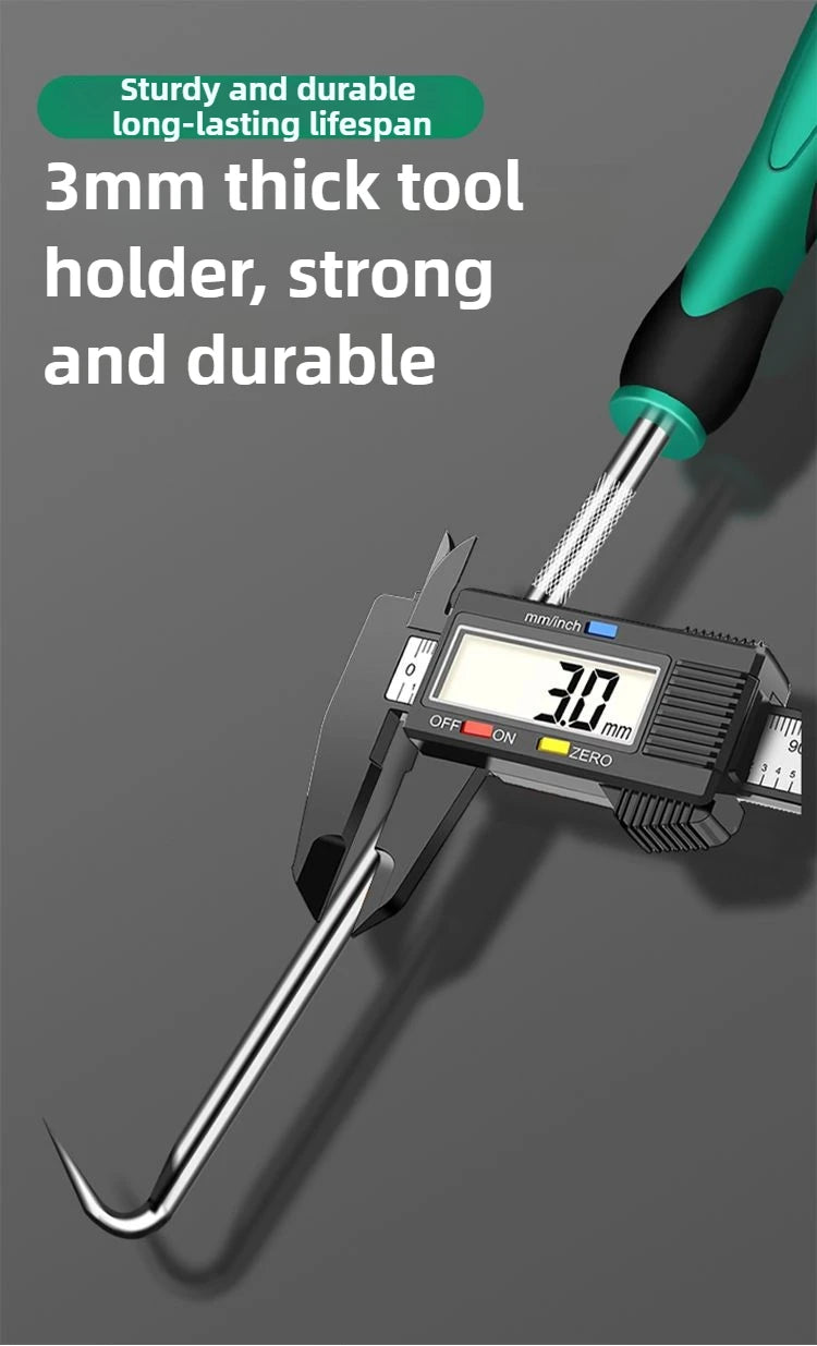 Car Auto Vehicle Oil Seal Screwdrivers Set O-Ring Seal Gasket Puller Remover Pick Hooks Tools Sealing Repair Tools 16cm 4Pcs