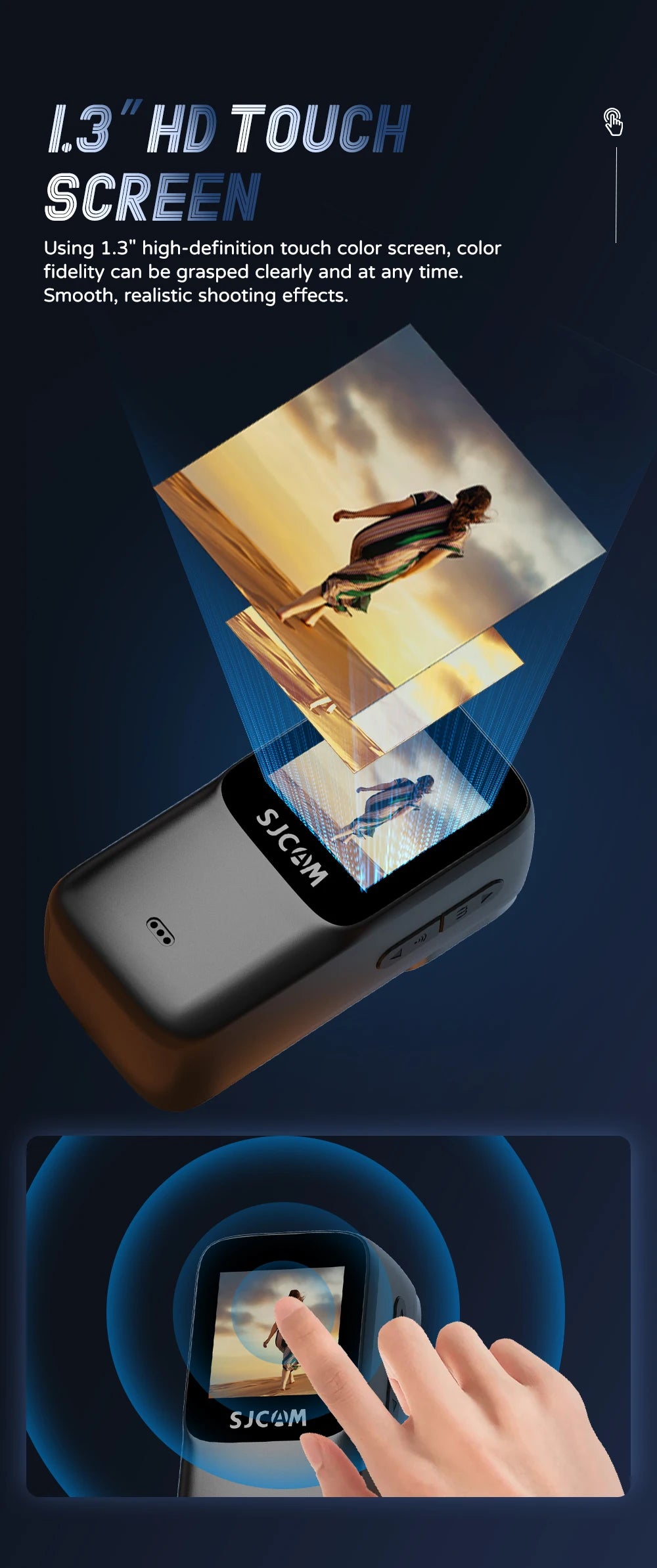4K Waterproof Action Camera with HDR 6 Axis Stabilization and WiFi Connectivity