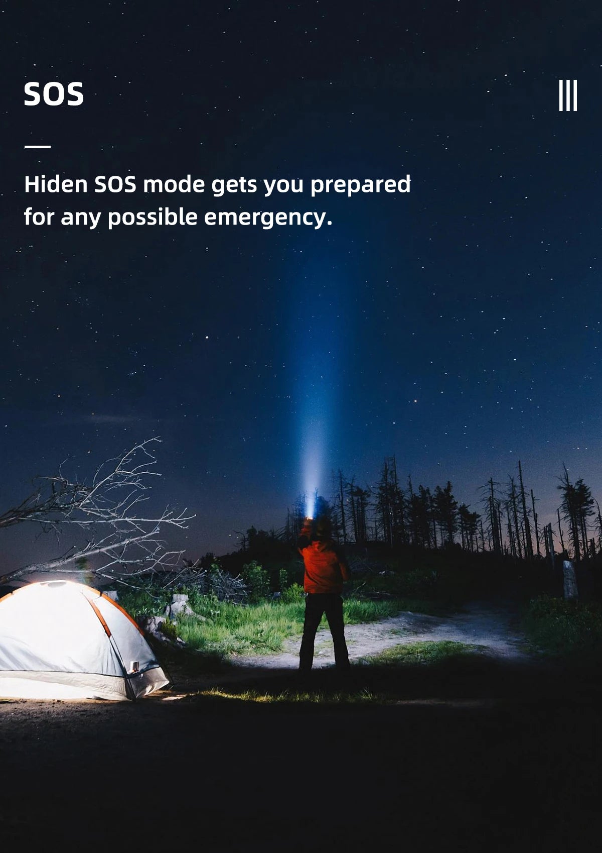1200 Lumen Rechargeable Tactical LED Flashlight With USB Type C Charging