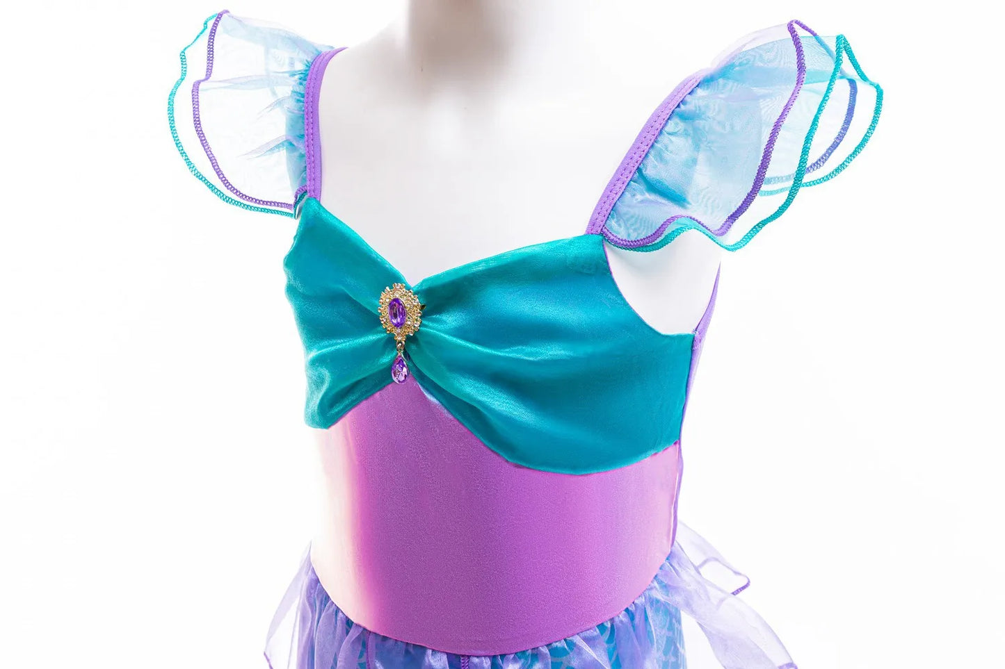 Little Mermaid Costume For Girl Ariel Dress Kids Birthday Halloween Carvinal Party Dresses Cosplay Clothes Children Prom Gown