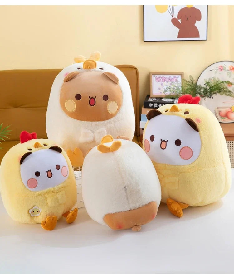 Cute Chick Shape Plush Toy Soft Fluffy Cartoon Pillow