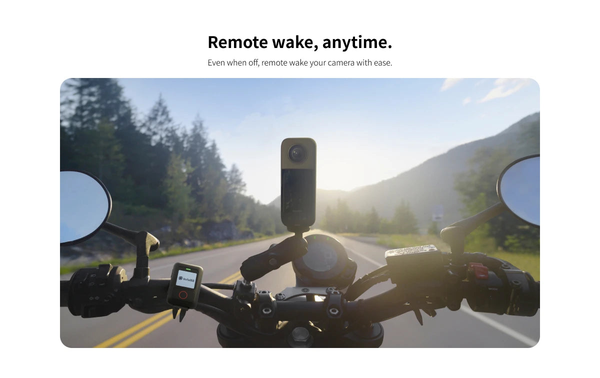 GPS Action Camera Remote Control for Insta360 X5 X4 X3 Ace Pro GO 3S ONE RS