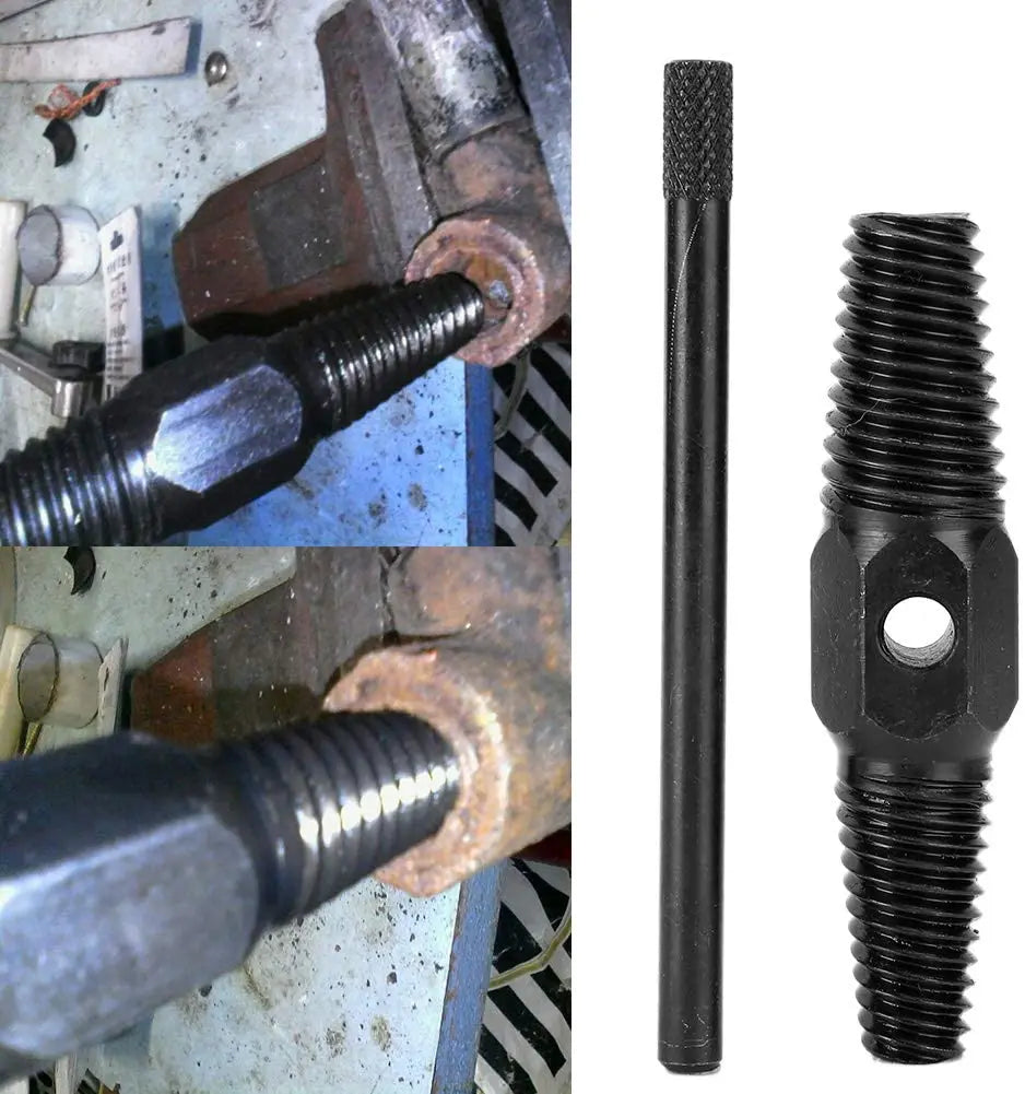 1/2″ 3/4″Broken Wire Extractor Faucet Damaged Bolts Wire Pipe Remover Double-head Water Pipe Triangle Valve Tap Bolt Remover