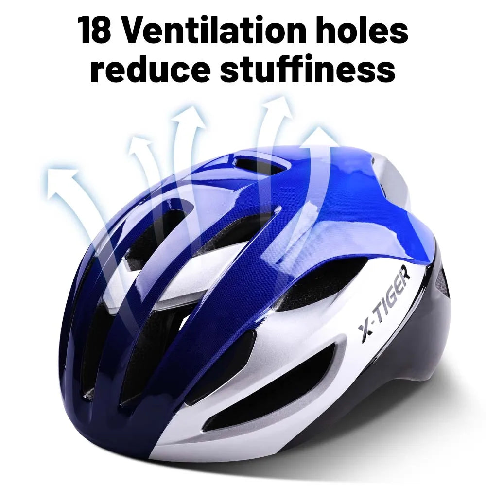 Lightweight One Piece Cycling Helmet For MTB And Road Riding