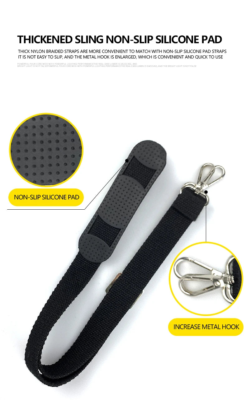 uper Bright Rechargeable Spotlight Rotating Zoom LED Flashlight with COB Sensor Light Power Bank