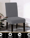 1PC Stretch Dining Chair Covers Polar Fleece Chairs Cover Seat Slipcovers Universal Dust Protector Cover for Hotel Party Banquet