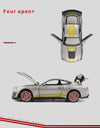 Scale 1:32 Mustang Shelby GT500 F-150 Toy Car Model Alloy Diecast Sound Light Pull Back Vehicle Models Birthday Gifts