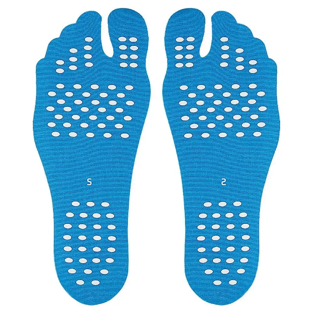 Beach Foot Pads Barefoot Adhesive Invisible Shoes Stick on Foot Pad Stickers Stick on Soles Anti-Slip Waterproof Foot Care Tool