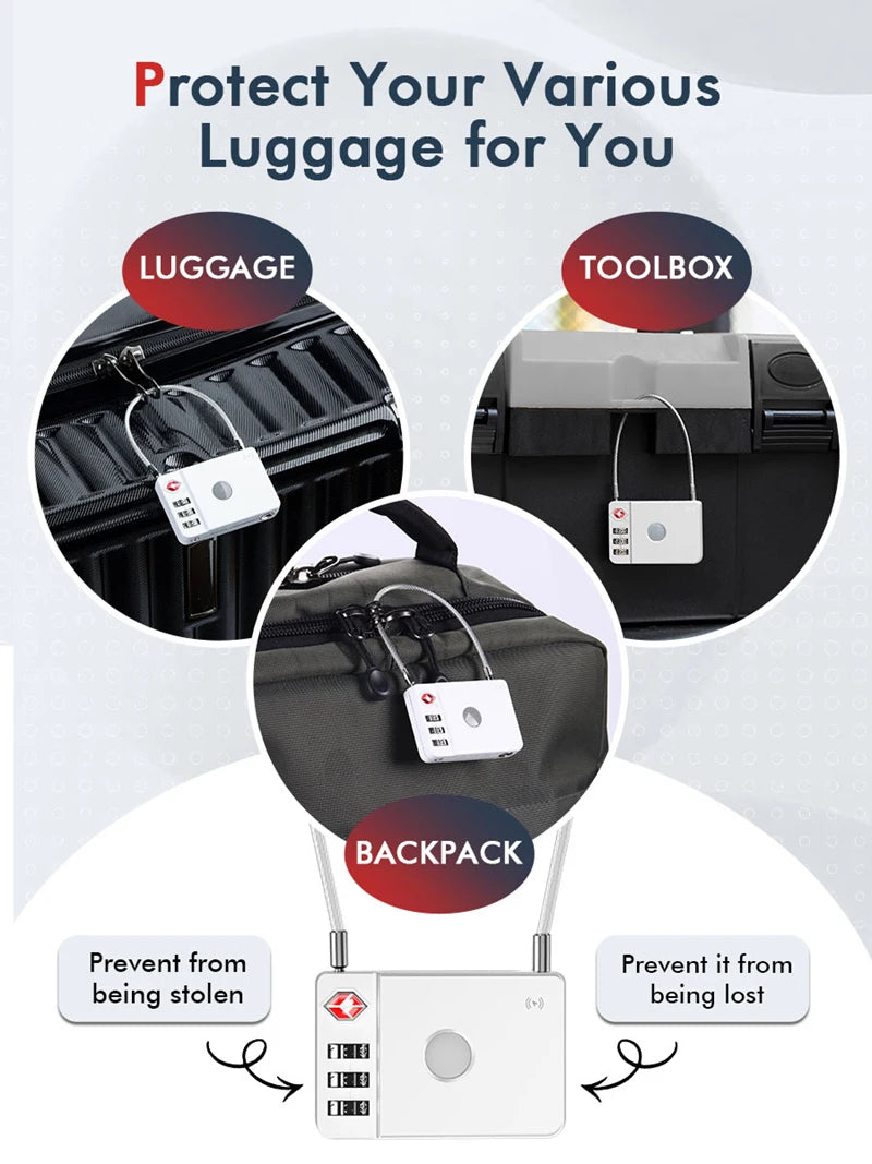 MiTag Smart Anti Lost Tracker For Apple Find My Bluetooth Global Position Systm Locator Ideal MFi Certified For Suitcases Wallet Travel Daily Use