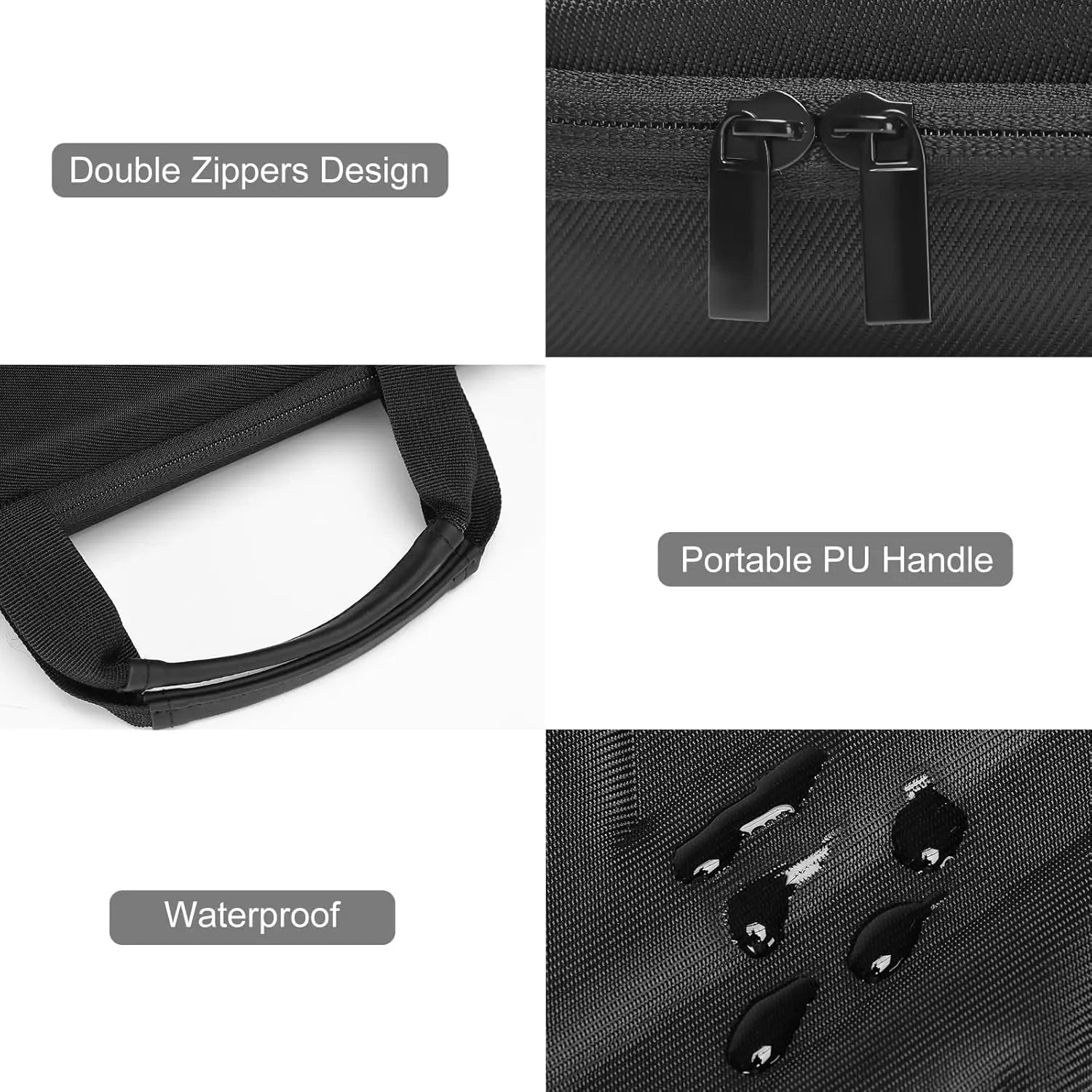 Hard Shell Laptop Sleeve for 13 14 15 16 17 inch Macbook Air Pro M1 M2 M3 M4 HP Notebook Handbag Waterproof EVA Protective Case