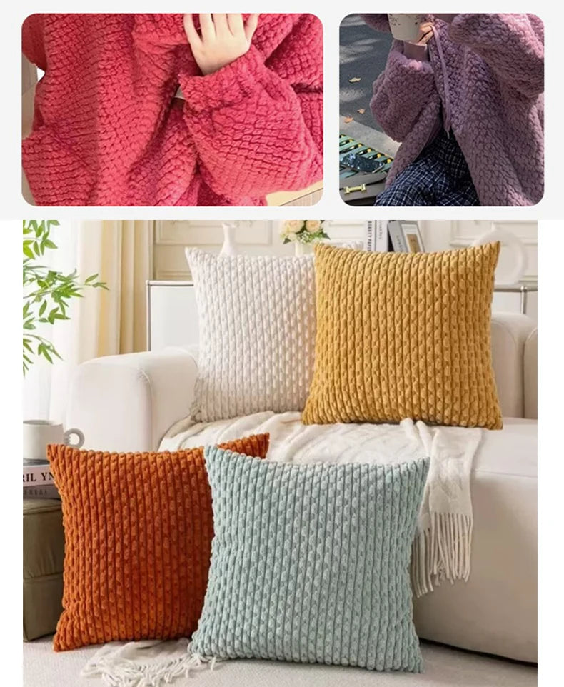 1M/2M/3M/5M Thick Plush solid color Chain Corduroy Fabric Polyester and Nylon Warm Coat Clothing Handmade Sewing Sofa Pillow DIY