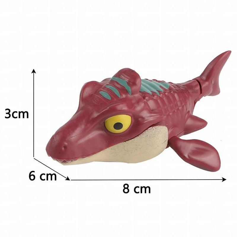 Finger Dinosaur Tricky Tyrannosaurus Model Biting Hand Fidget Mosasaurus Jurassic Dino Toy for Children Dino Movable Joints Gift