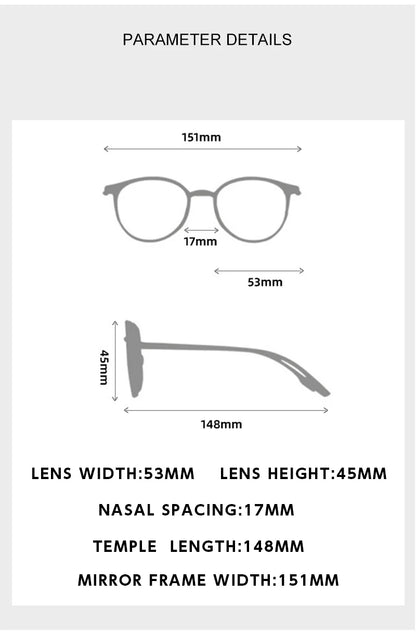 SANGCOO Ultra-light Comfortable Big Eyewear TR90 Pure Titanium Retro Square Optical Prescription Glasses Frame MenAndWomen G7121