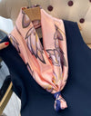 Square Women Scarves Silk Office Ladies Hair Neck Bandanna Headband Foulard Headcloth Muslim Headscarf Female muffler