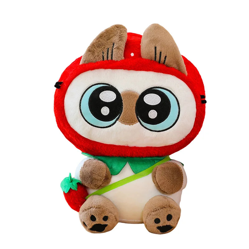 Kawaii Siamese Cat Plush Stuffed Doll Pillow Toy