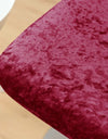 1PC Shiny Velvet Short Bar Chair Covers Stretch Back Bar Stool Covers Small Size Dining Barstool Slipcovers Party Banquet Decor